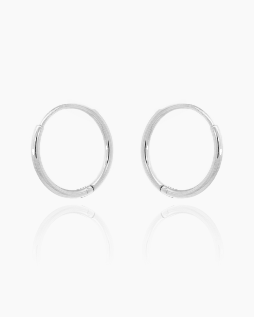 Jessica Silver Hoops