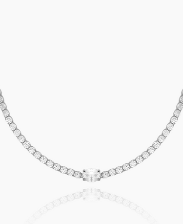 Yvonne Silver Necklace | Penny Pairs
