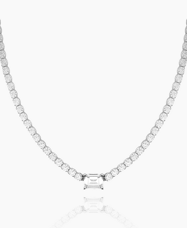 Rebecca Silver Necklace | Penny Pairs