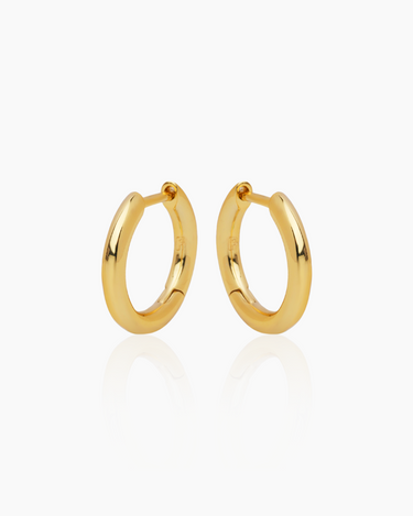 Anja Gold Hoops | Penny Pairs