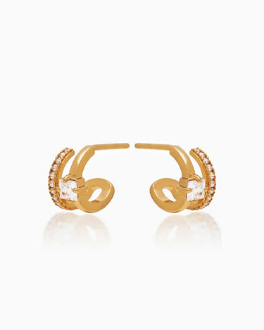 Aria Gold Huggies | Penny Pairs