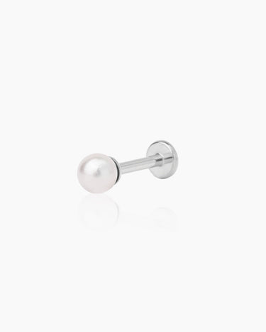 Bea Silver Flatback Stud | Penny Pairs