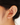 Chay Gold Flatback Stud | Penny Pairs