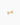 Chay Gold Flatback Stud | Penny Pairs