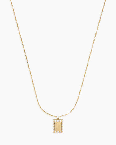 Eloise Gold Locket Necklace | Penny Pairs