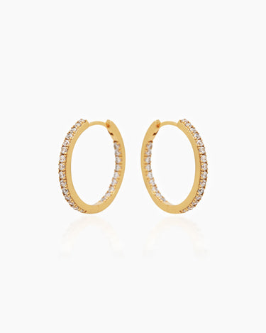 Janet Gold Hoops | Penny Pairs