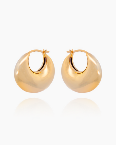 Kendall Gold Hoops | Penny Pairs