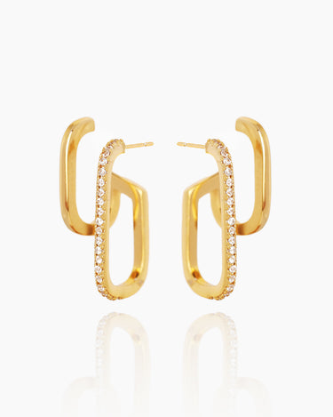 Larissa Gold Hoops | Penny Pairs