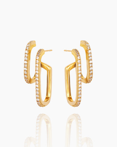 Laura Gold Hoops | Penny Pairs