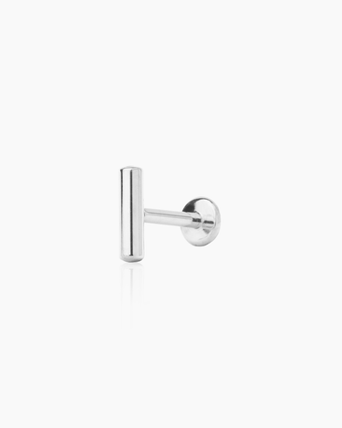 Lex Silver Flatback Stud | Penny Pairs
