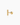Lex Gold Flatback Stud | Penny Pairs