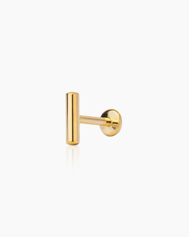 Lex Gold Flatback Stud | Penny Pairs