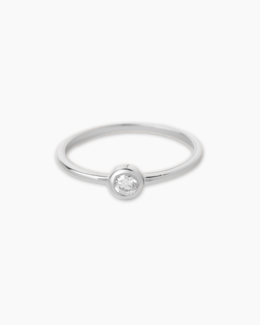 Liliana Lab Grown Diamond Silver Ring | Penny Pairs