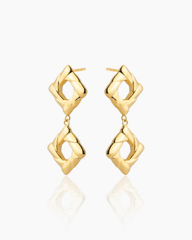 Mariela Gold Studs | Penny Pairs