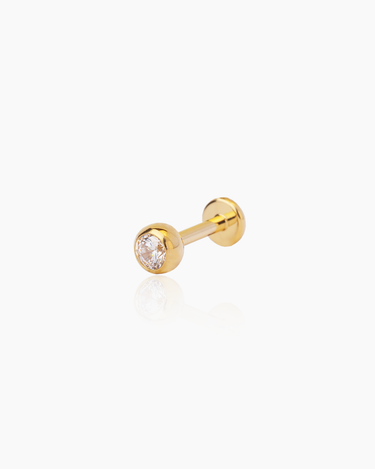 Max Gold Flatback Stud | Penny Pairs