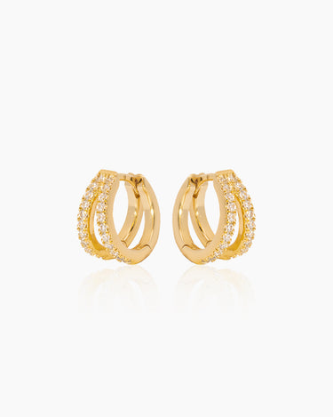 Maxine Gold Huggies | Penny Pairs