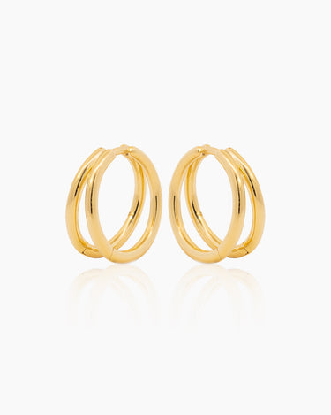 Nadine Gold Hoops | Penny Pairs