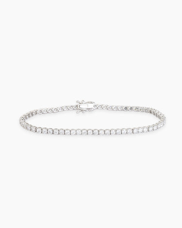 Naomi Diamond White Gold Tennis Bracelet | Penny Pairs
