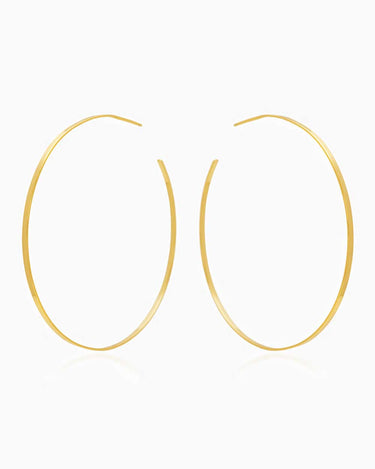 Naomi Gold Hoops | Penny Pairs