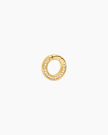 Pavé Round Charm Holder | Penny Pairs