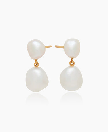 Belle Gold Drop Studs | Penny Pairs