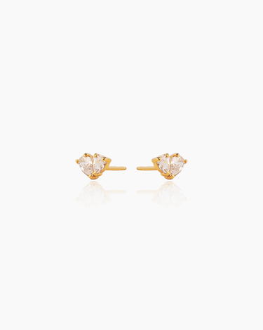 Pia Gold Studs | Penny Pairs