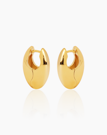 Rae Gold Huggies | Penny Pairs