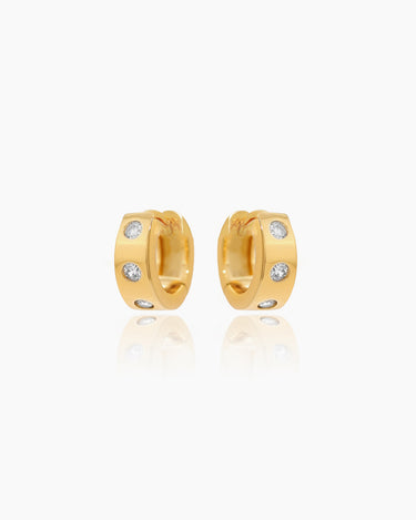 Ramona Gold Huggies | Penny Pairs