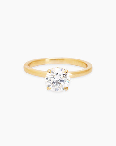 Reina Diamond Yellow Gold Ring | Penny Pairs