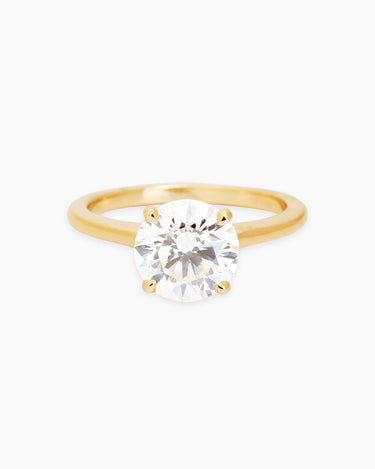 Romina Diamond Yellow Gold Ring | Penny Pairs
