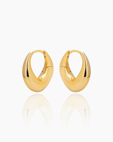 Soleil Gold Hoops | Penny Pairs