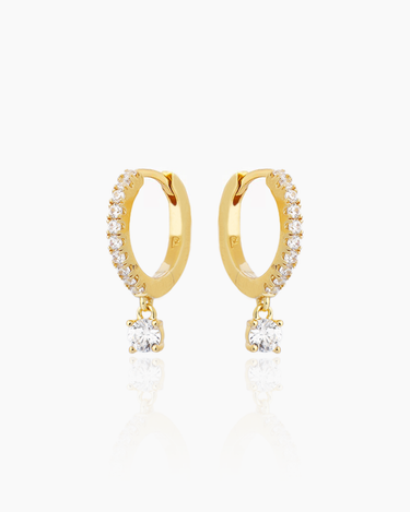 Sophie Gold Huggies | Penny Pairs