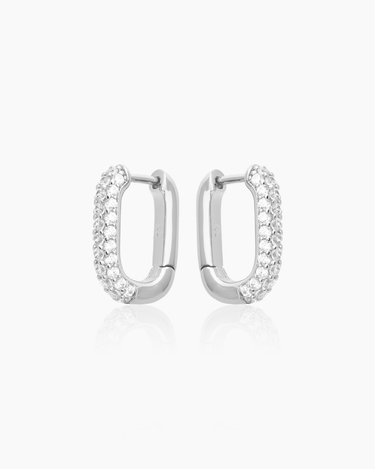Vani Silver Huggies | Penny Pairs
