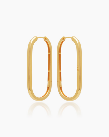 Veronica Gold Hoops | Penny Pairs