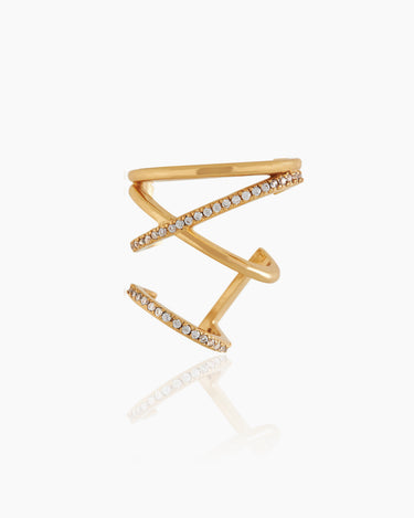 Vienna Gold Cuff | Penny Pairs