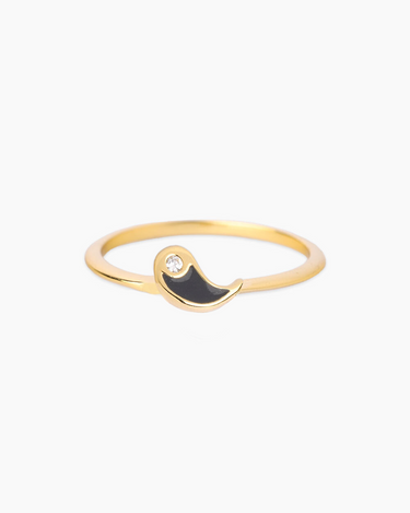Yin Gold Ring | Penny Pairs