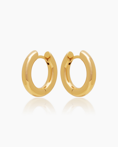 Hayden Gold Hoops | Penny Pairs