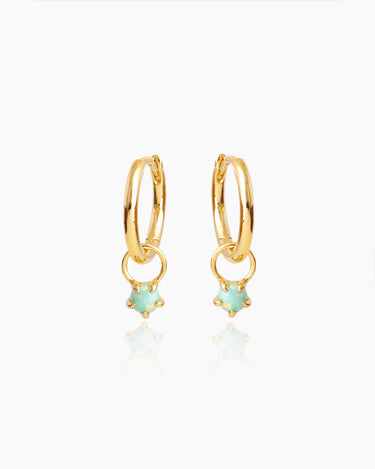 Kai Opal Gold Huggies | Penny Pairs