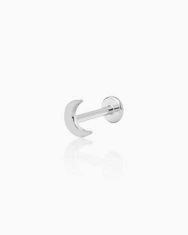 Lua Silver Flatback Stud | Penny Pairs