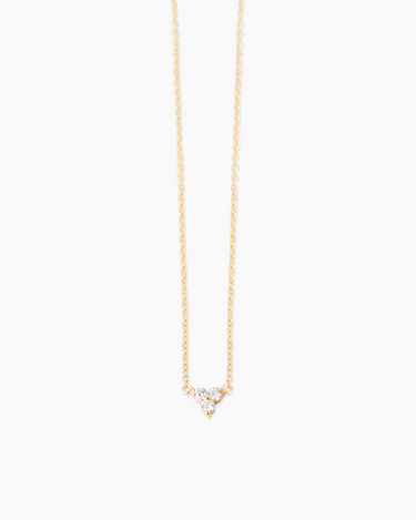 Therese Lab Grown Diamond Gold Necklace | Penny Pairs