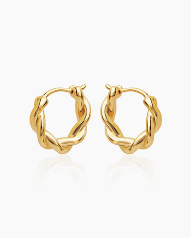 Tilda Gold Hoops | Penny Pairs