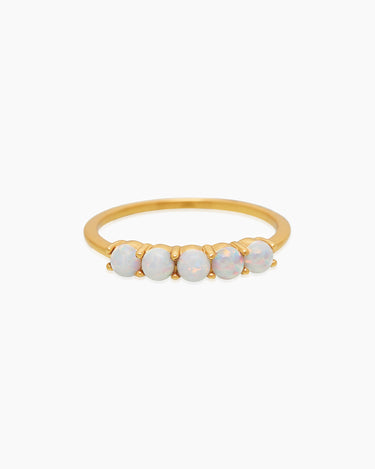 Layla Opal Gold Ring | Penny Pairs