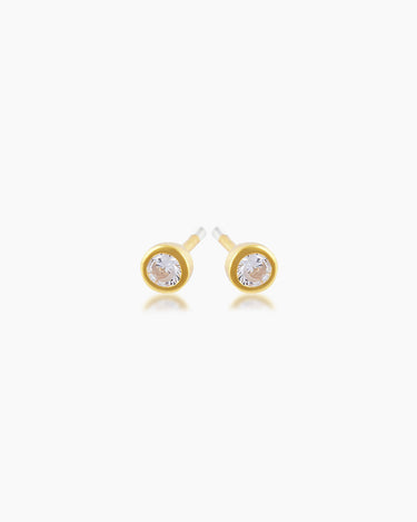 Lia 3MM Gold Studs | Penny Pairs