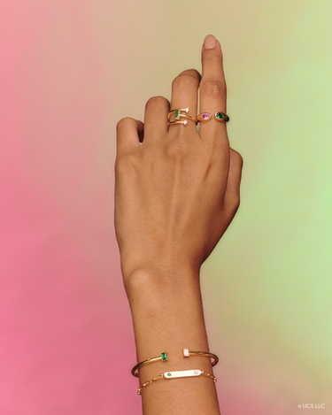 Wicked x Penny Pairs Emerald City Gold Ring | Penny Pairs
