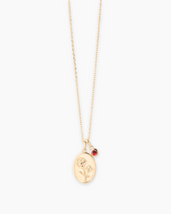 Birth Flower Gold Necklace | Penny Pairs