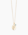 Birth Flower Gold Necklace