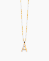 Letter Gold Necklace | Penny Pairs