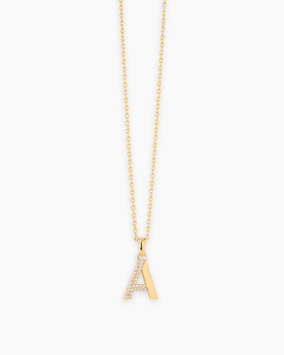 Letter Gold Necklace