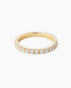 14K Yellow Gold Half-Eternity Ring