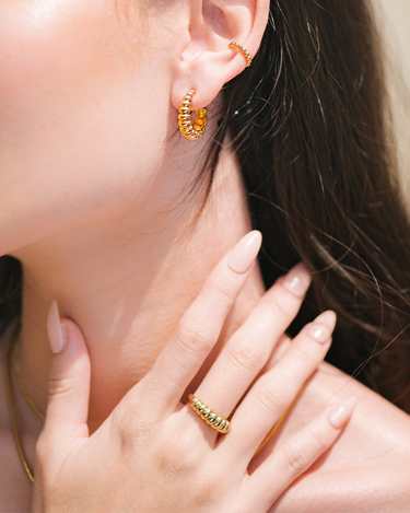 Beverly Gold Ring | Penny Pairs